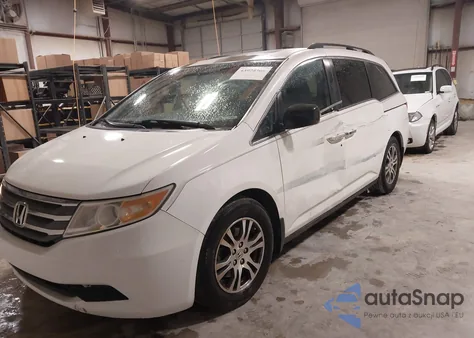 2012 Honda Odyssey Ex-L from USA, damaged, VIN 5FNRL5H62CB033690